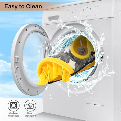 Avont Guinea Pig Hideout Tunnel, Hideaway Play Tube Toys Mat for Small Animal Dwarf Rabbits Chinchillas Hamsters Hedgehogs Ferrets Bearded Dragons and Rats -Star