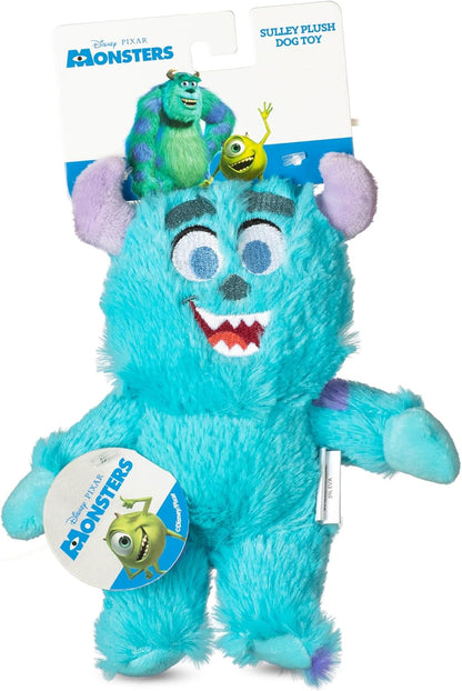 Disney for Pets Pixar’s Sulley Plush Dog Toy 6in Pixar Dog Toys | Plush Toy for Dogs Inspired by Sulley from Pixar’s Monsters, Inc. with Squeaker