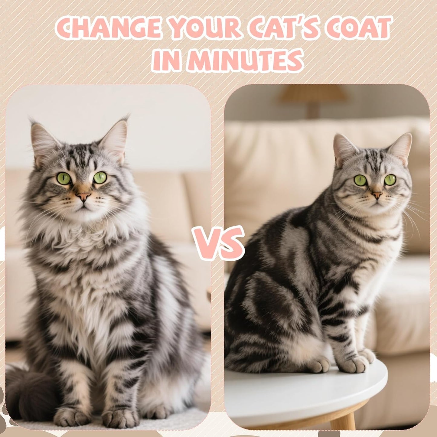 Self-Cleaning Cat Brush, Durable Slicker Pet Hair Cleaner Brush with Release Button Practical Pet Grooming Shedding Comb Tool Suitable for Long Short Haired Kitten Cat Dog