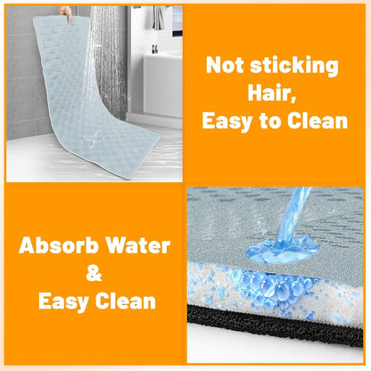 Manificent Non-Slip Pet Bed Mat for Back Seat Extender, Hair Resistant Dog Blanket for Hard Bottom Dog Car Seat Cover, Anti Slip Pet Linner Backseat Cover Deep Gray