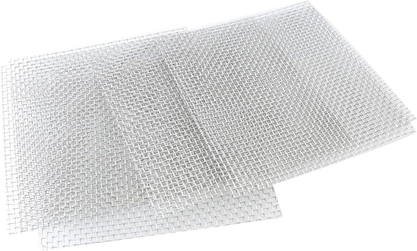 Heyous 6PCS Aquatic Plant Stainless Steel Wire Mesh Pad 10x10cm Aquarium Planting Net for Pump Chambers and Filter Inlets