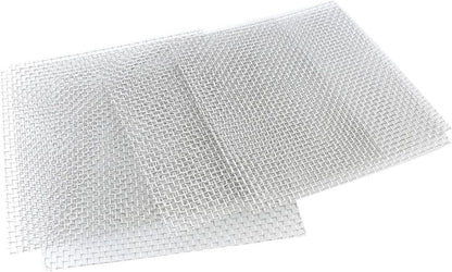 Heyous 6PCS Aquatic Plant Stainless Steel Wire Mesh Pad 10x10cm Aquarium Planting Net for Pump Chambers and Filter Inlets