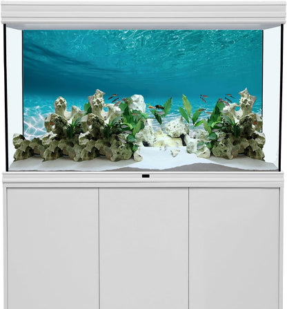 AWERT 48x24 inches Undersea Aquarium Background Pool Ocean Floor Aquarium Background Underwater Fish Tank Background