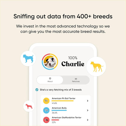 Embark Breed & Health Kit - Dog DNA Testing Kit - Discover Breed, Ancestry, Relative Finder, Genetic Health, Traits, Allergy Risk Scores