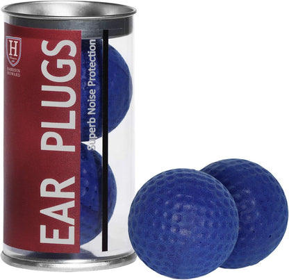 Harrison Howard EaseFit Equestrian Earplugs Horse Foam Ear Plugs Balls Pair-Champion Blue