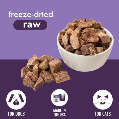Momentum Carnivore Nutrition Freeze-Dried Pork Tenderloin Dog Treats & Cat Treats – Single-Ingredient, High-Protein, Grain-Free, Lean & Naturally Tender – Made in USA – 3.5 oz Bag