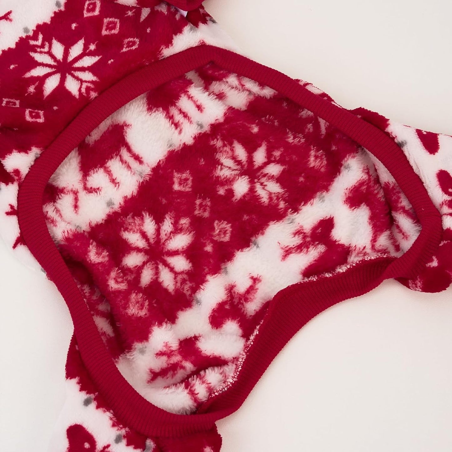 XPUDAC Christmas Dog Sweater Fleece Dog Pajamas for Small Medium Dogs Girl Boy Winter Puppy Clothes Holiday Puppy Onesie Cat Pjs Jammies, XS