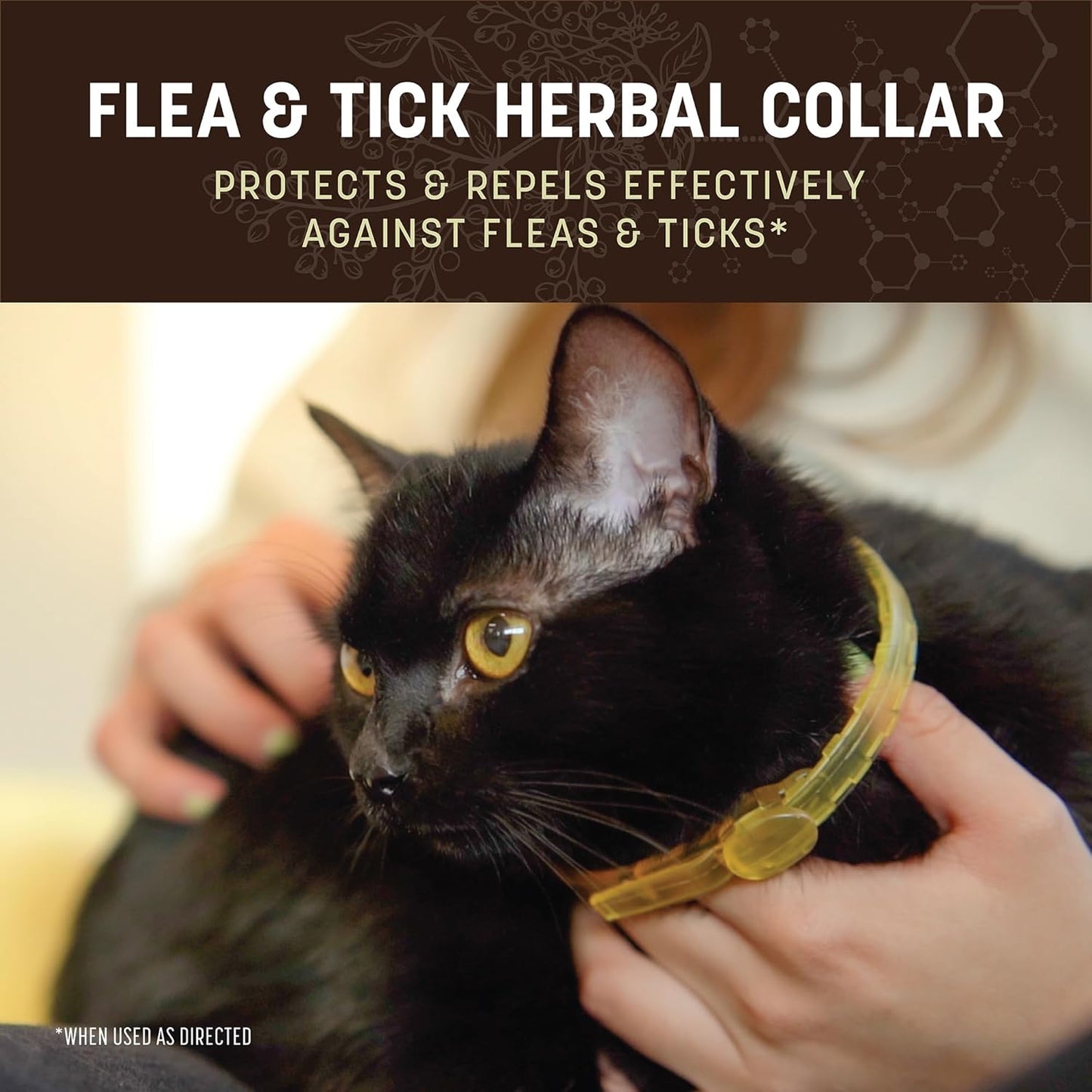 Earth Animal Apothecary Natural Flea & Tick - Herbal Collar for Cats & Kittens - 1 Collar