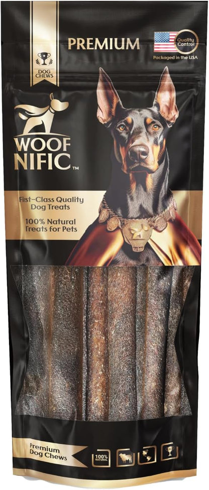 Collagen Sticks for Dogs, – Premium All-Natural, Odor-Free, High-Protein Chews, Supports Skin, Coat & Joint Health – Perfect for Medium & Large Dogs (6 Inch – 4 Pack)