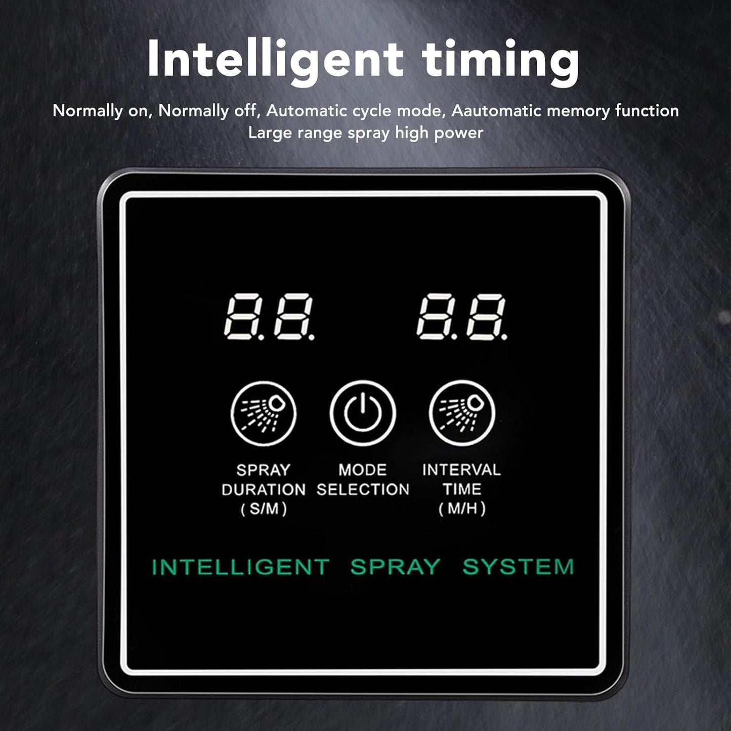 Reptile Fogger Smart Spray System, Automatic Timing Humidifier with 360 Degree Adjustable Misting Nozzles, High Density Spray for Terrarium, Intelligent Timing Cycle Spraying for R