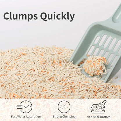 Flushable Tofu Cat Litter, Vanilla Scented – 2.5kg Bag, 100% Natural Plant-Based, Dust-Free, Fast Clumping, Odor Control, Low Tracking, Tofu Litter for Cats