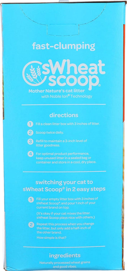 sWheat Scoop Multi-Cat All-Natural Clumping Cat Litter, 12.3lb Box