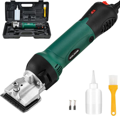 Horses Clippers,500w Professional Horse Clippers Heavy Duty Body Clipping, Sheep Shears for Dogs, Horse, Cattle, Farm Livestock Pet Grooming