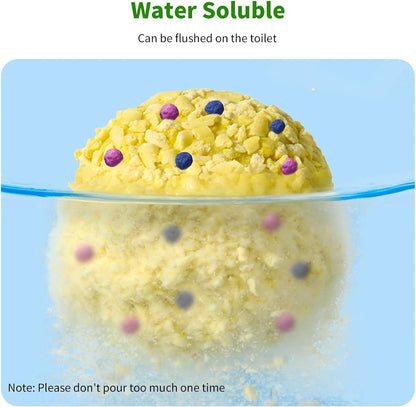 HoneyGuardian Millet Cat Litter Fast Clumping, 100% Natural Ingredients Litter, Flushable, Really Dust Free, Lightweight,Ultra Absorbent, Solubility in Water(5.2lb×2bag)