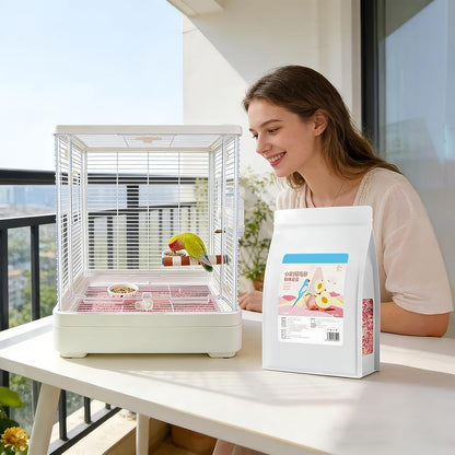 Bird Cage Bedding - Bird Absorbent Sand Nesting Litter - Cage Odor Control Bedding | for Conure Parakeet Cockatoo Lovebird Canary Cockatiel