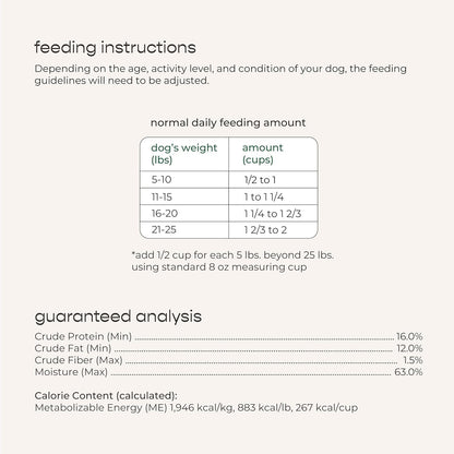Freshpet Healthy & Natural Food for Small Dogs/Breeds, Fresh Grain Free Chicken Recipe, 1lb, Yellow (6-27975-01204-5)