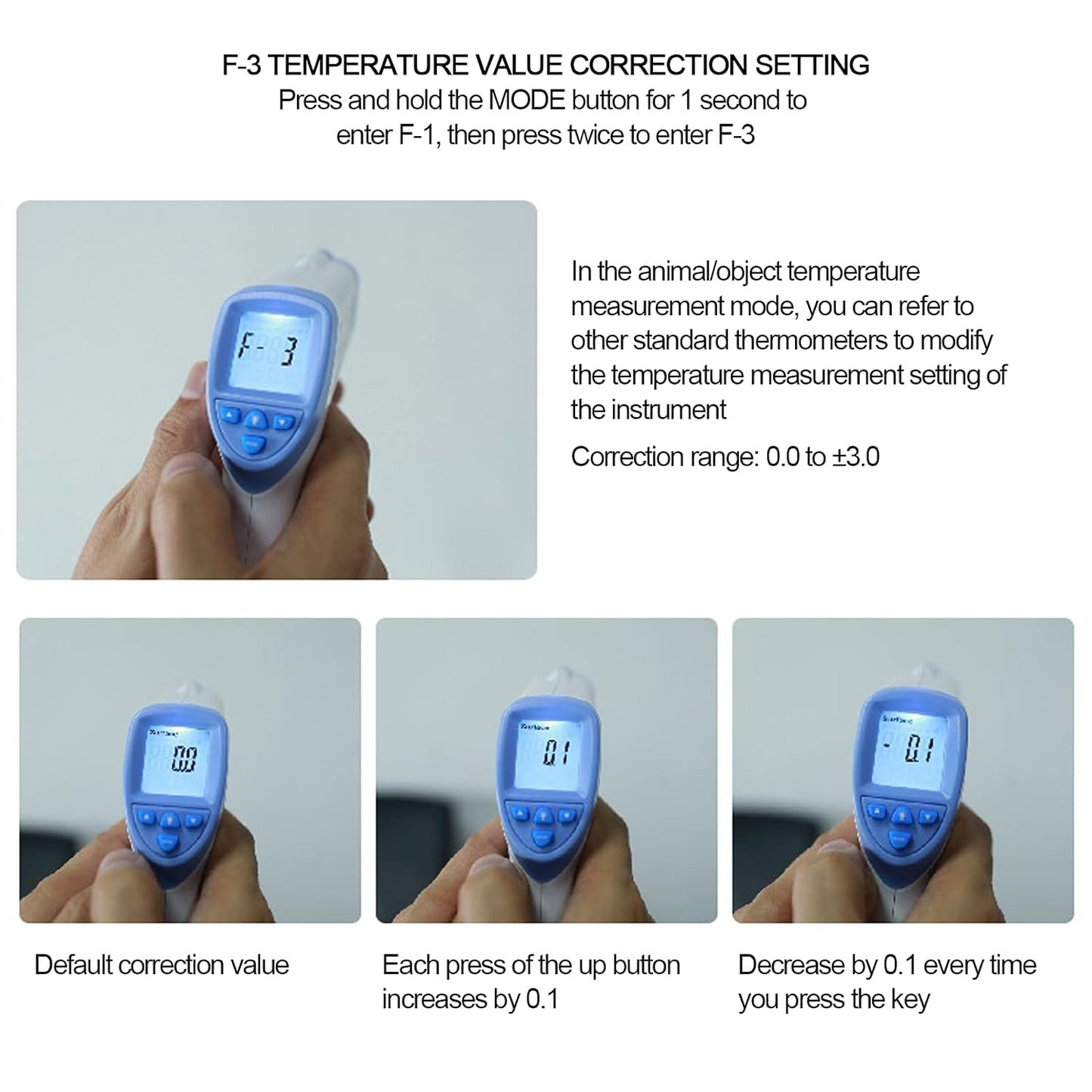 Veterinary Thermometer, Dog Thermometer, Fast Digital, Pet Thermometer for Pig, Cattle, Sheep, Horse (Without Battery)