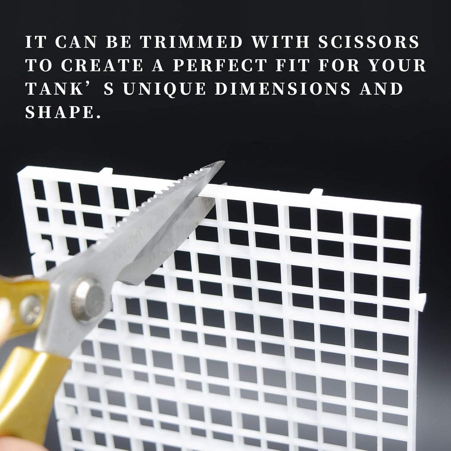 8 Pack Transparent Acrylic Tank Lid with Clips, Aquarium Lid Hood, Fish Tank Top Cover, Breeder Tank Lid, Acrylic Grid Panel Fish Tank Lid, Aquarium Cover Lid