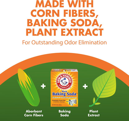 ARM & HAMMER Naturals Clumping Cat , Litter Odor Control, Multi Cat Litter, 18 lb. Bag