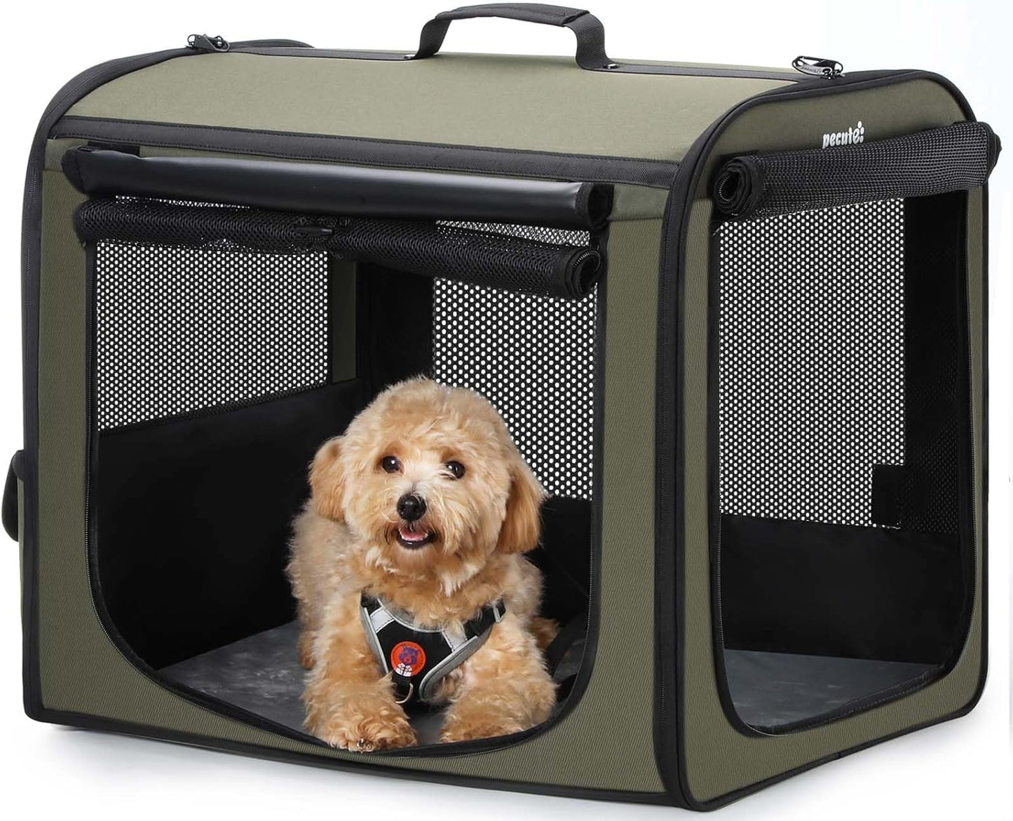 Dog Car Carrier Stable and Light Weight, and Pecute Cat Carrier Stale, Pet Carrier Breathable and Portable