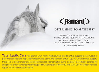 Ramard Total Lactic Care for Aging Horses, Supports Muscle Function, Energy & Stamina Horse Supplies, Vitamin & Supplements w/Branch Chain Amino Acids, 30cc Oral Syringe, 1pk