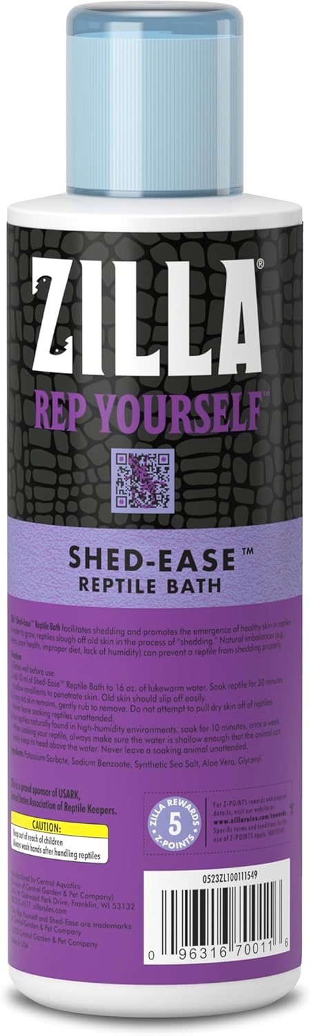 Zilla Shed-Ease Reptile Bath, Shedding Support and Penetrating Bath for All Lizards and Snakes