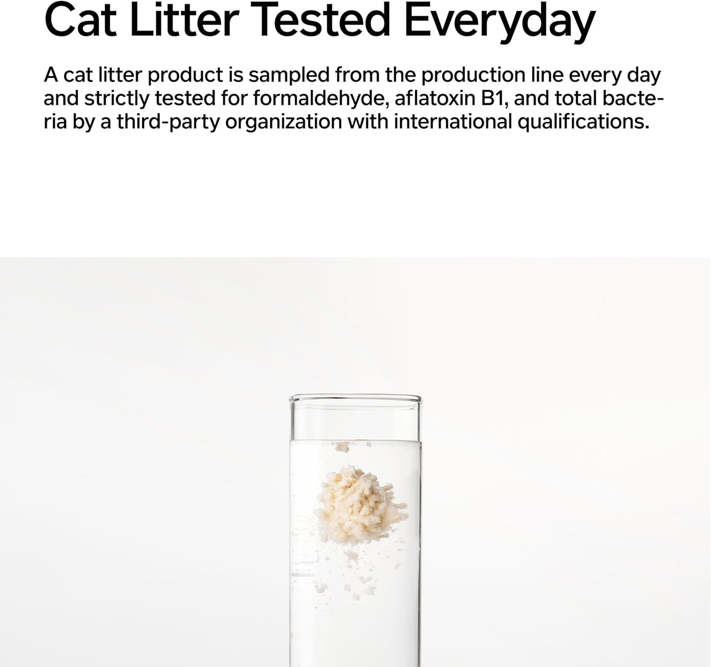 pidan Tofu Cat Litter Clumping,Flushable,Ultra Absorbent and Fast Drying, 100% Natural Ingredients Litter,Solubility in Water,Really Dust-Free,Less Scattering (5.3lb×1bag)