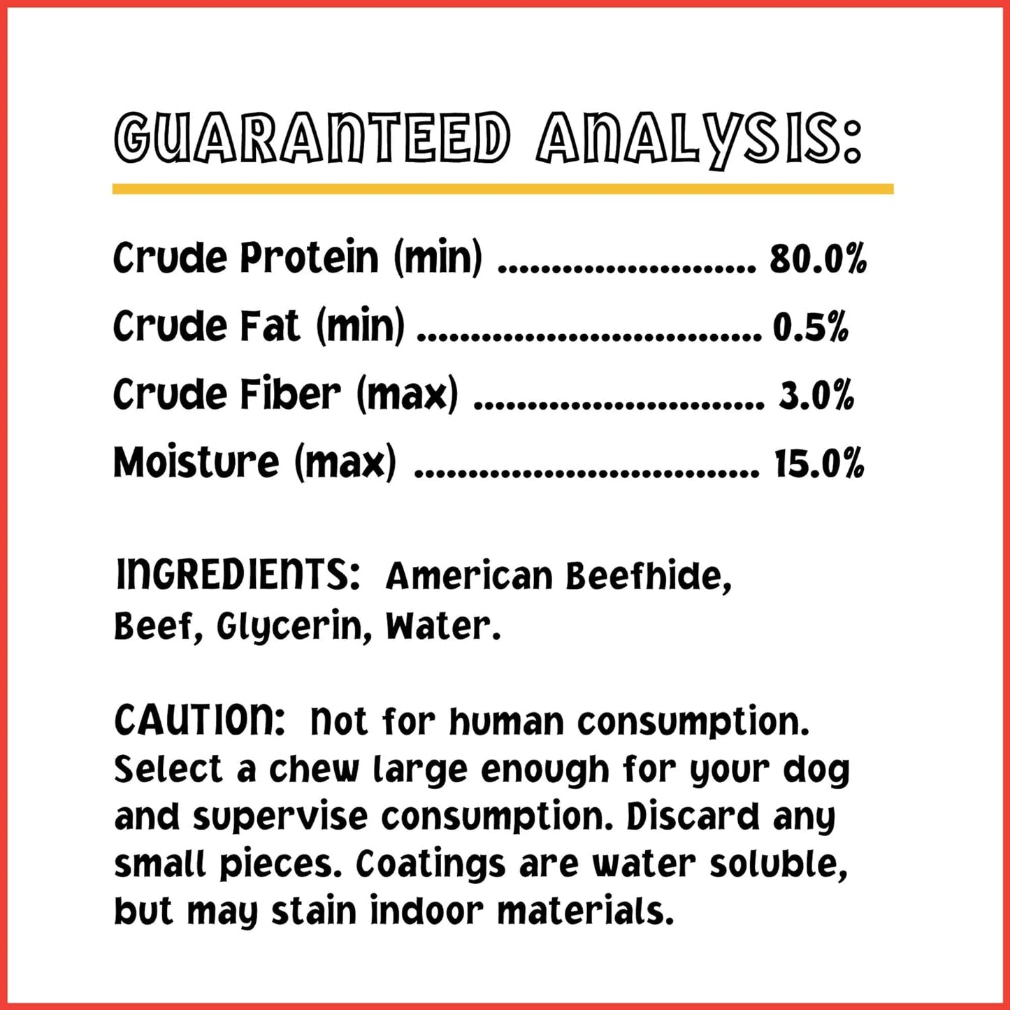 Pet Factory Twistedz American Beefhide 5" Chip Rolls Dog Chew Treats w/Real Beef Meat Wrap - 8 Count/4 Pack