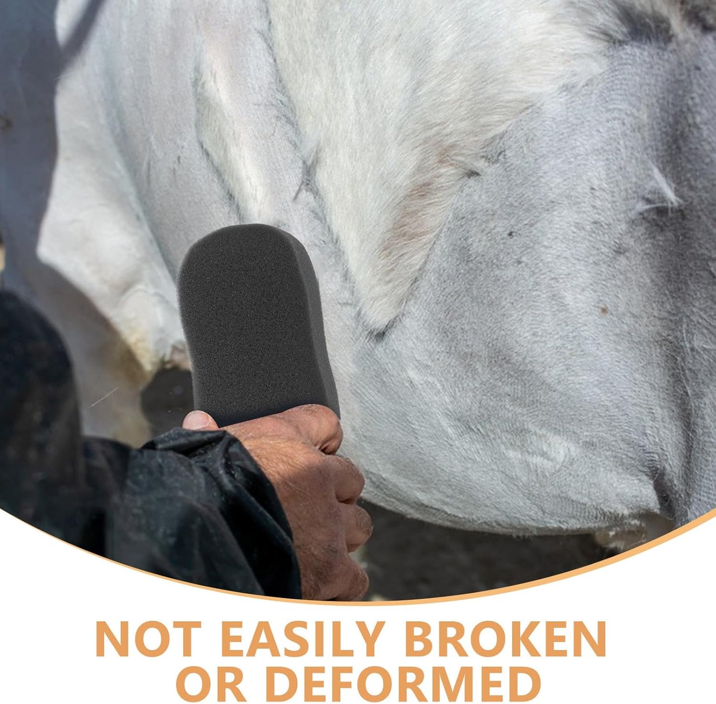 5pcs 5pcs Horse Grooming Sponges for Bathing and Massaging Smooth-Textured Body Cleaning Pads for Dirt Removal and Sweat Mark Care Comfortable Grip Horse Accessories for Coat Care