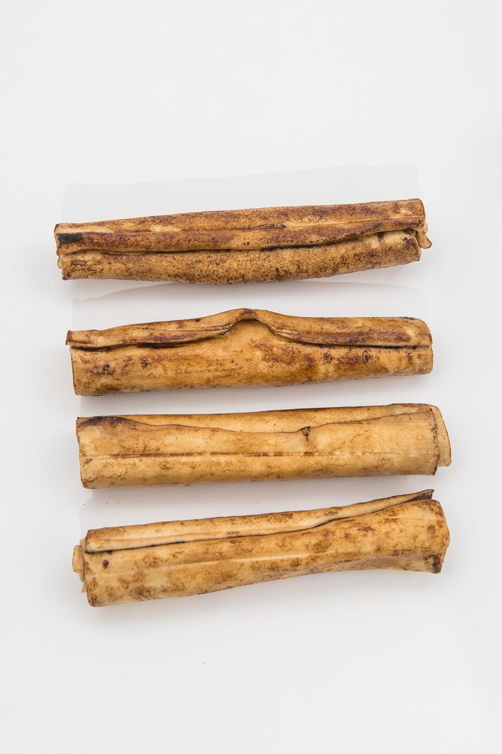 Frankly Pet Original Bacon Flavored Rawhide Free Chews, Natural Pet Collagen Rolls, Safe for Dogs, Long Lasting Retriever Rolls, Made in USA, 7" Sticks, 4 Count (8753)