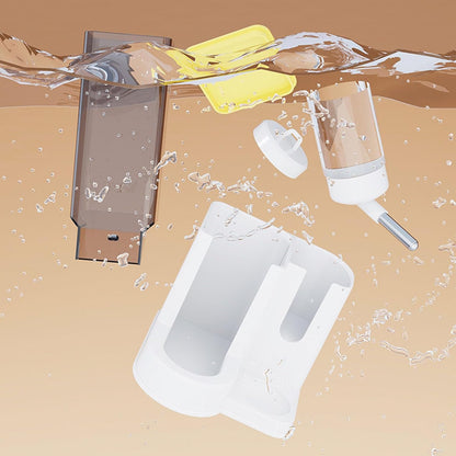 Transparency Automatic Hamster Feeder Water Dispenser Food and Water for Small Animal Easy Designs Hamster for Home Use