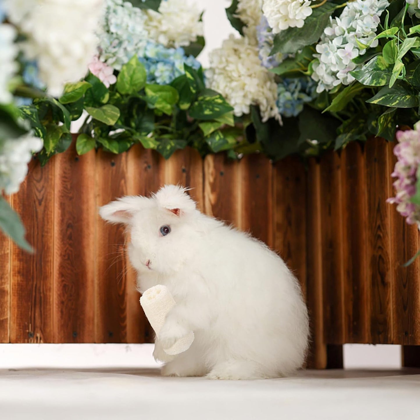 Natural Loofah Molar Chewing for Small Pets Rabbit Treats and Guinea Pig Stuff Safe Wear-Resistant Chew for Hamsters Chinchillas Mice and Bunnies to Promote Dental Health and