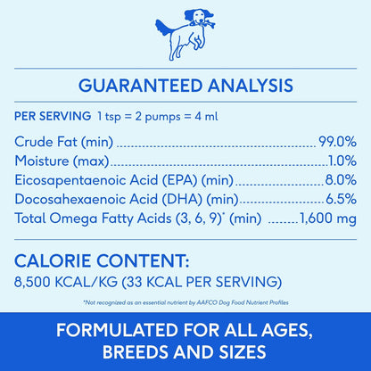 Native Pet Beef Bone Broth Powder for Dogs (19 Oz.) & Salmon Oil for Dogs & Cats (8 Oz.) – Pure Omega-3 Fish Oil and Beef Bone Broth Protein Rich Pet Food Supplement