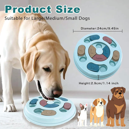 Dog Puzzle Toys & Lick Mat for Dogs, Interactive Toys for IQ Training, Dog Treat Puzzle Toys Slow Feeder for Mental Stimulating, Pet Food Puzzle Feeder Toys for All Breeds