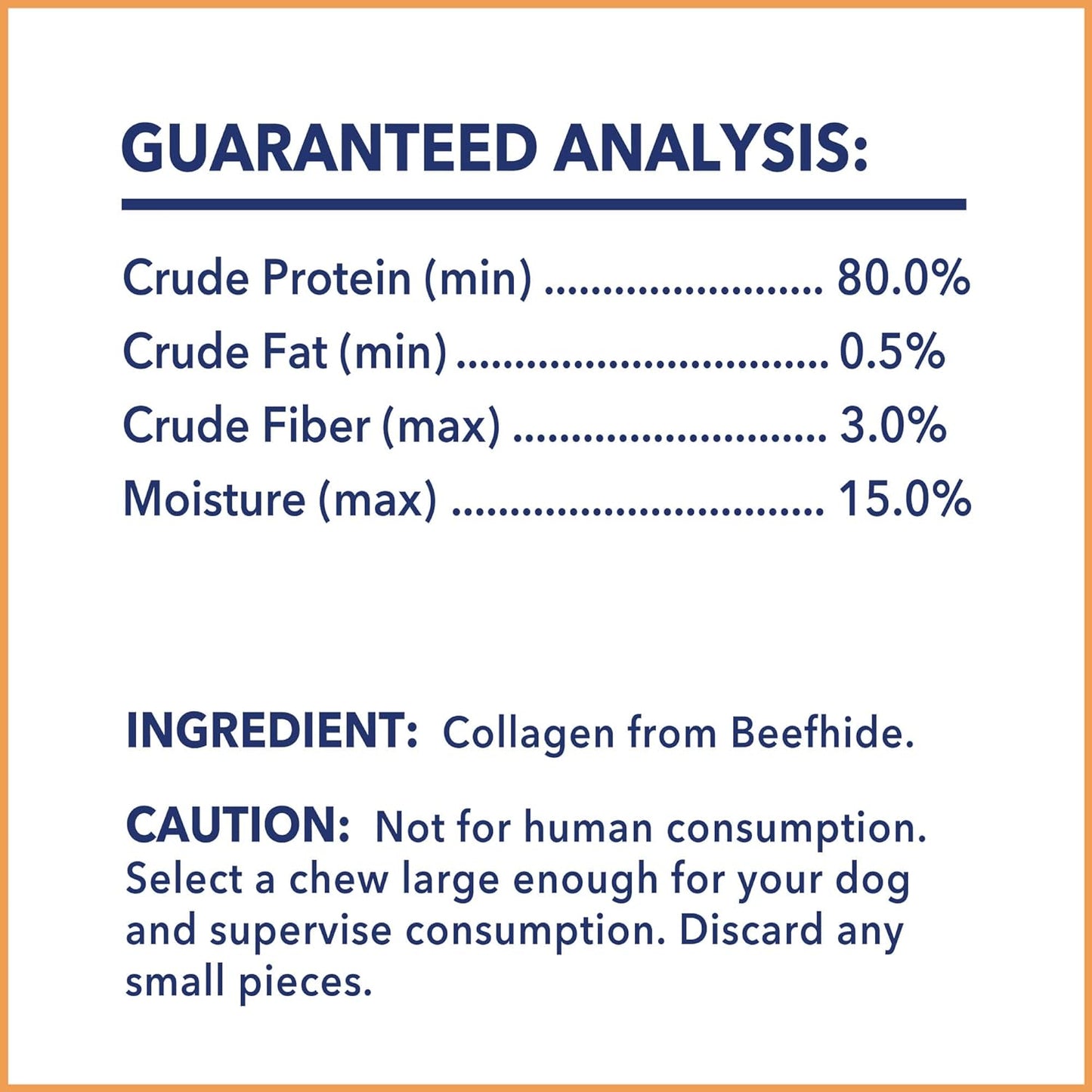 Pet Factory CareChewz Collagen 6-7" Skinny Braided Sticks Dog Chew Treats - Natural Flavor, 15 Count/1 Pack