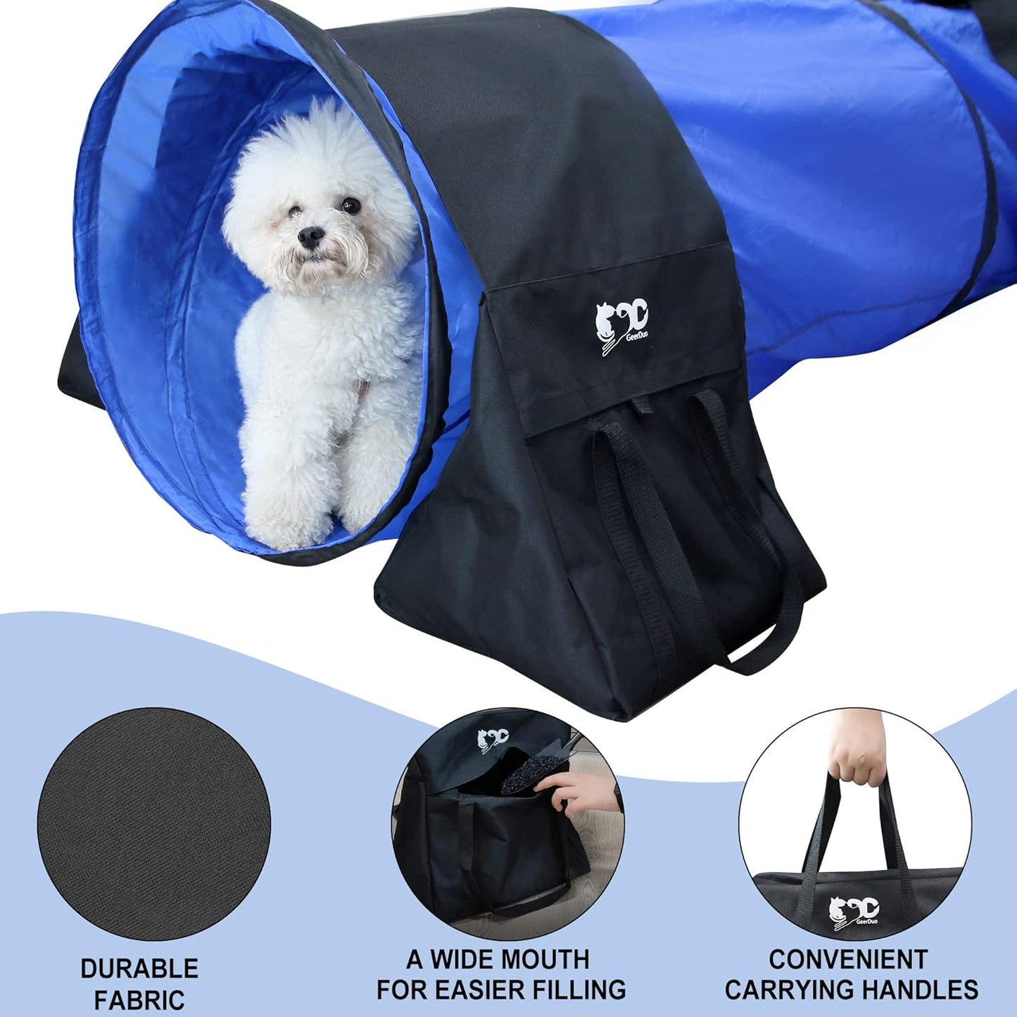 2 Pack Dog Agility Tunnel Sandbags, Dog Agility Equipment, Dog Agility Training (Sandbags,2 Pack)