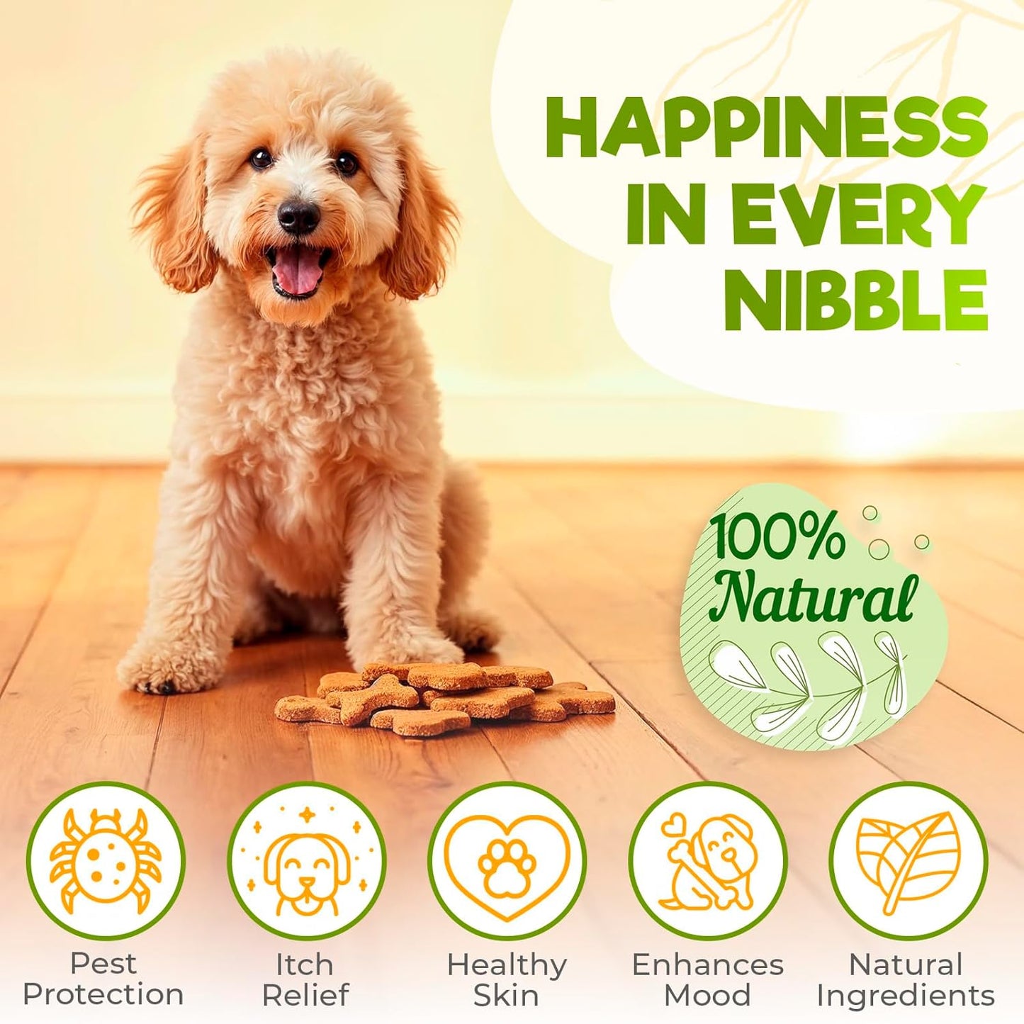 ZENO Flea and Tick Prevention Chewables for Dogs - 150 Chews - Flea & Tick Control - Duck Flavor - US-Made