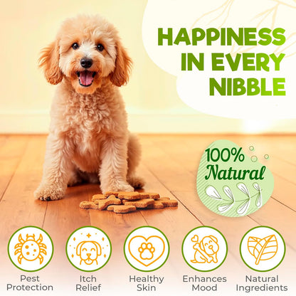 ZENO Flea and Tick Prevention Chewables for Dogs - 150 Chews - Flea & Tick Control - Duck Flavor - US-Made