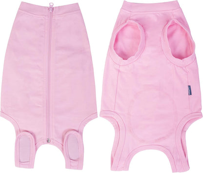 Dog Surgery Recovery Suit - After Spay, Abdominal Wounds Post Surgical Recovery, Anti Licking Breathable Dog Onesies for Small, Medium & Large Pet, Alternative Bandages Cone E-Collar
