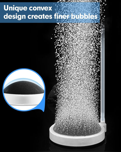 Air Stone for Aquarium Fish Tank Bubbler, 3.2 Inch Nano Air Bubble Stone Aerator Accessories Bubbler for Fish Tank Air Pump Hydroponics