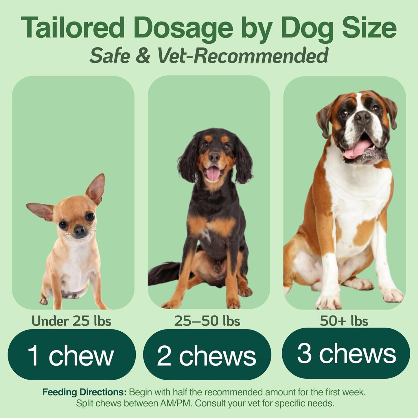 BAZI Multi Dog Chews – Comprehensive Health Supplement with Glucosamine, Probiotics, Salmon Oil, Ashwagandha & Mushrooms – Daily Well-Being, Skin & Coat, Digestion, and Vitality Support for All Dogs