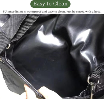 Large Medium Small Horse Manure Catcher Bag, Waterproof Equine Diaper Horse Poop Storage Bag, Outdoor Parade/Farm Pony Muck Catching Tool(Medium)