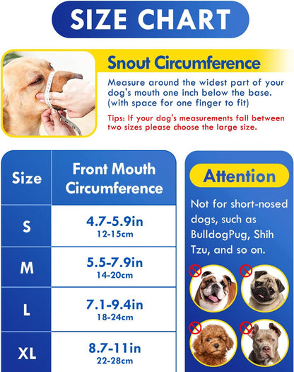 Dog Muzzle, Black-M-20251207