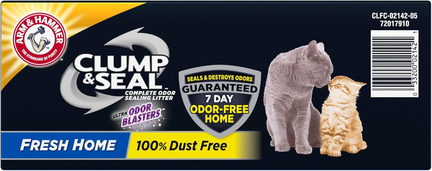 ARM & HAMMER Clump & Seal Cat Litter, Fresh Scent 14lb