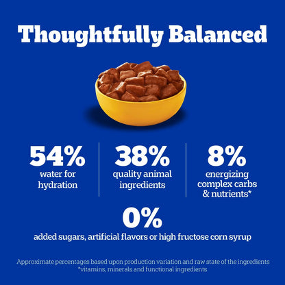 Pedigree Choice Cuts in Gravy Adult Canned Soft Wet Dog Food, Beef & Country Stew, 13.2 oz. Cans (12 Count, Pack of 1)