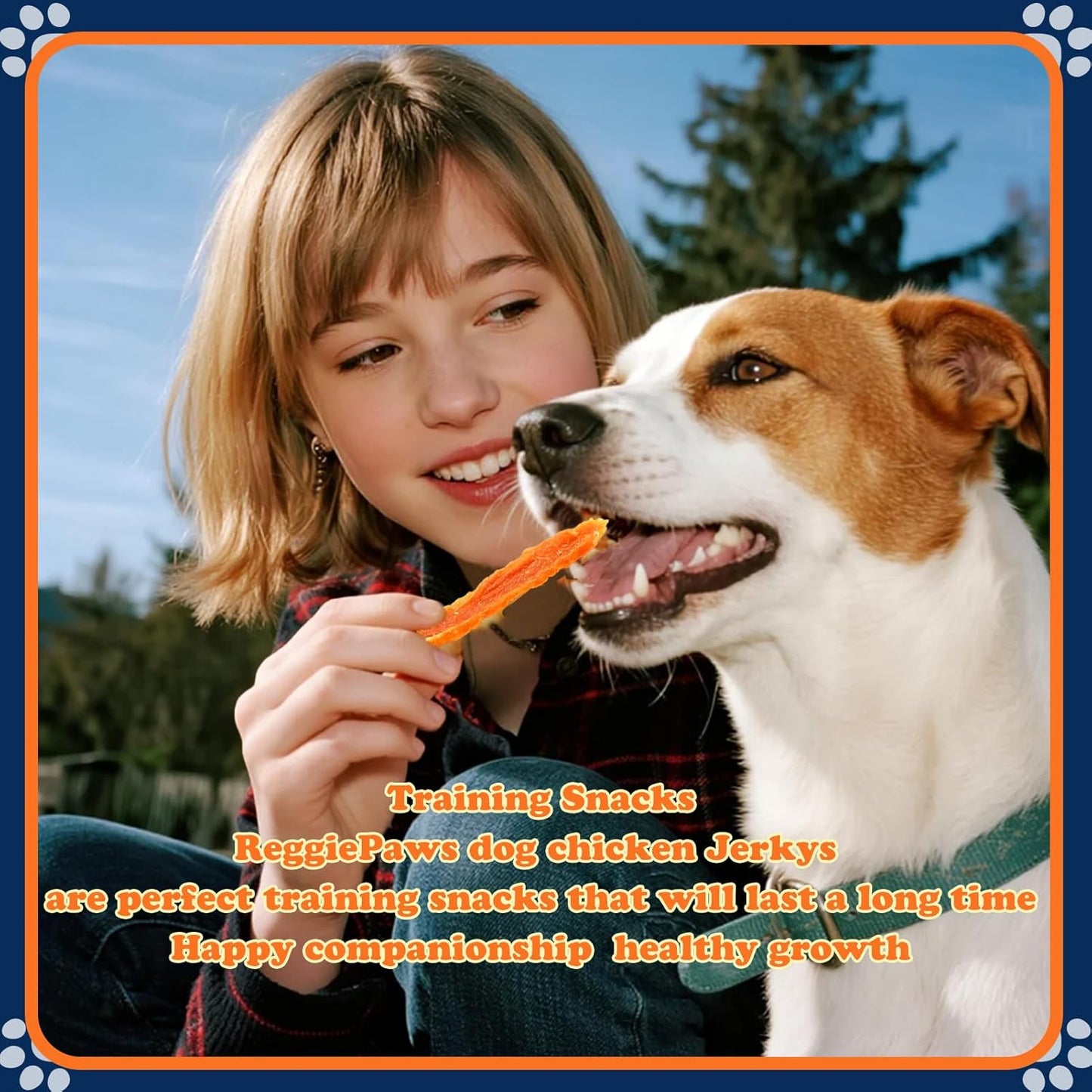 Dog Treats - Chicken Jerky Strips for Dogs with Real Chicken - 5 Inch Natural Dog Chews, High Protein & Low Fat Treats for Small to Large Dogs - 10.6 oz