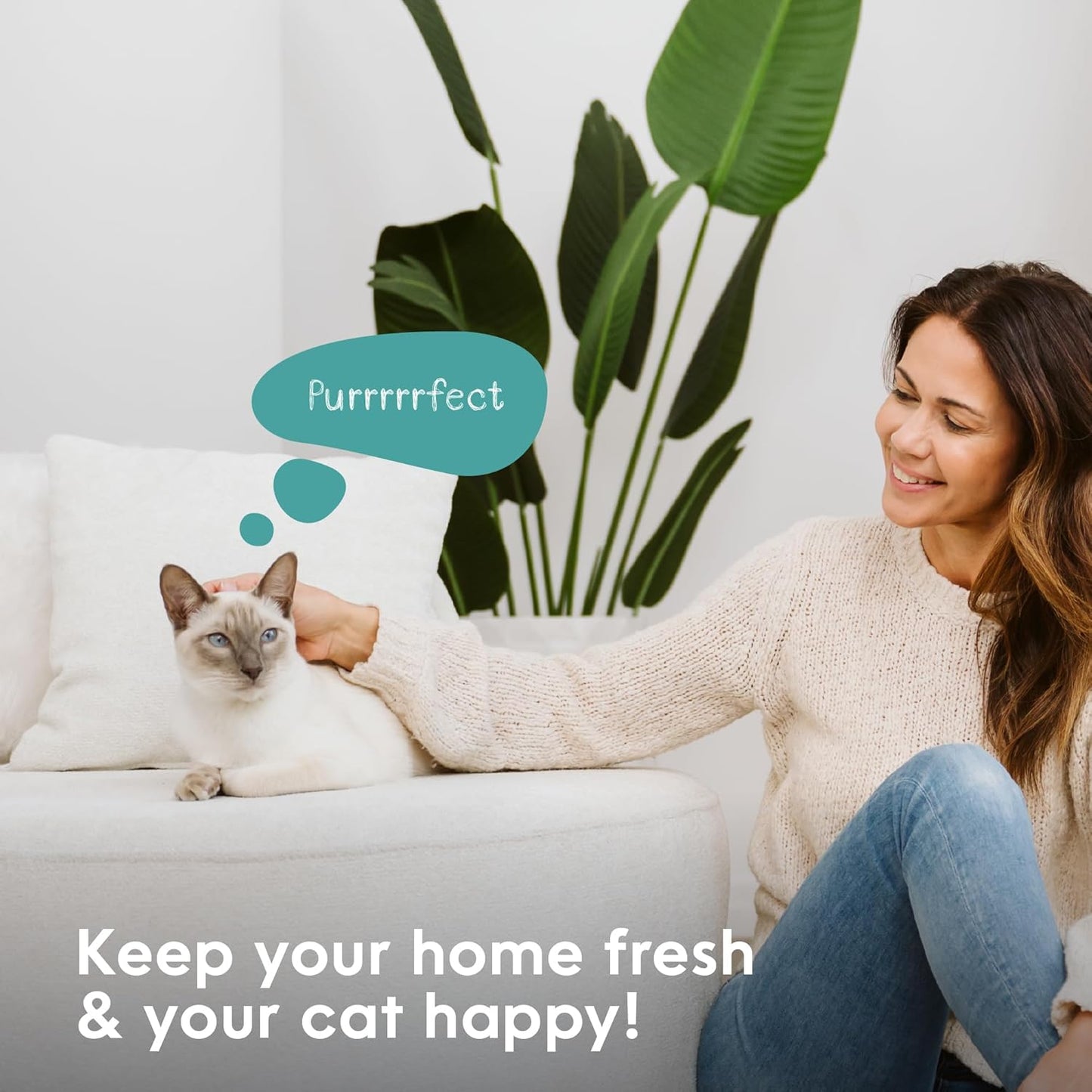 Litter Genie Easy Roll Refill Bags (1-Pack) | Up to 6 months of supply in 1 Roll of 24 tear-off Bags | Ultimate Odor Control Cat Litter Bags