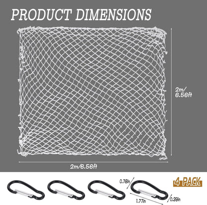 Dog Playpen Cover Net with Metal Fixing Buckle 6.7 * 6.7FT Prevent Small Dogs from Jumping Out of The Playpen (Cover Only)