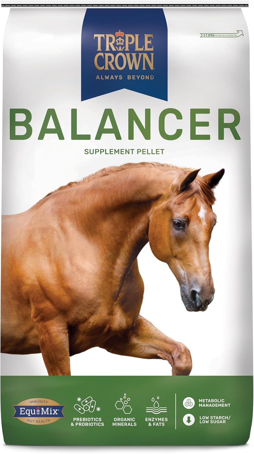 Triple Crown Balancer, Horse Supplement, Horse Vitamins & Minerals, Weight Supplement, 50 lbs