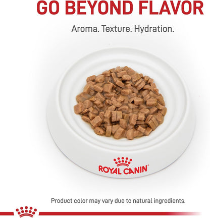 Royal Canin Feline Care Nutrition Hair & Skin Care Adult Thin Slices in Gravy Cat Food, 3 oz (Pack of 12)